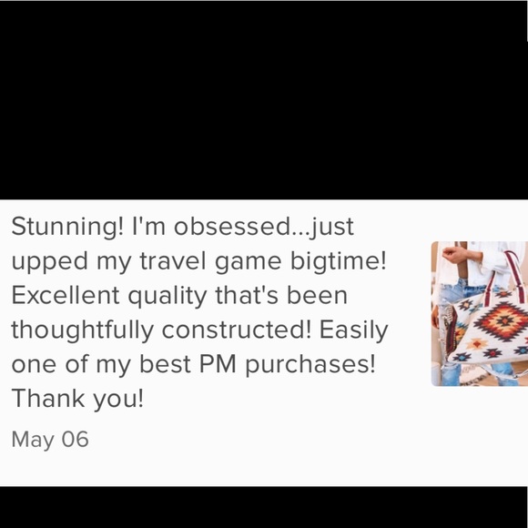 NEW Navajo Aztec Woven Weekender Duffle Bag - Picture 7 of 8